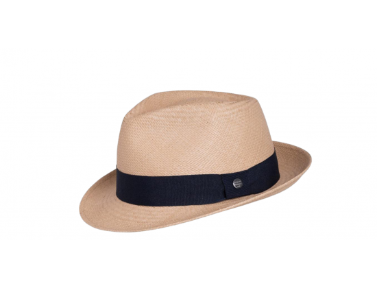 Chapeau Panama naturel - ruban noir